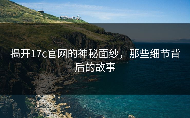 揭开17c官网的神秘面纱，那些细节背后的故事